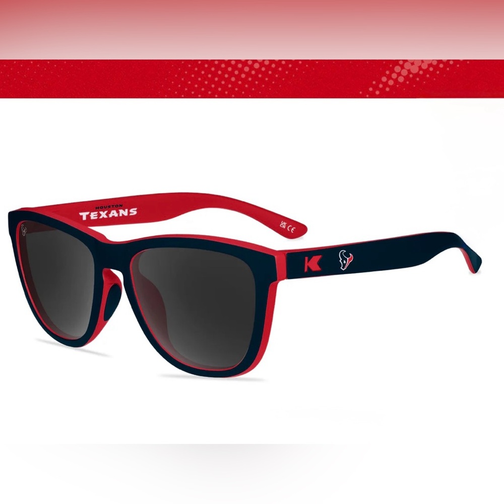 Texans Red and Black Sunglasses polarized by Knockaround